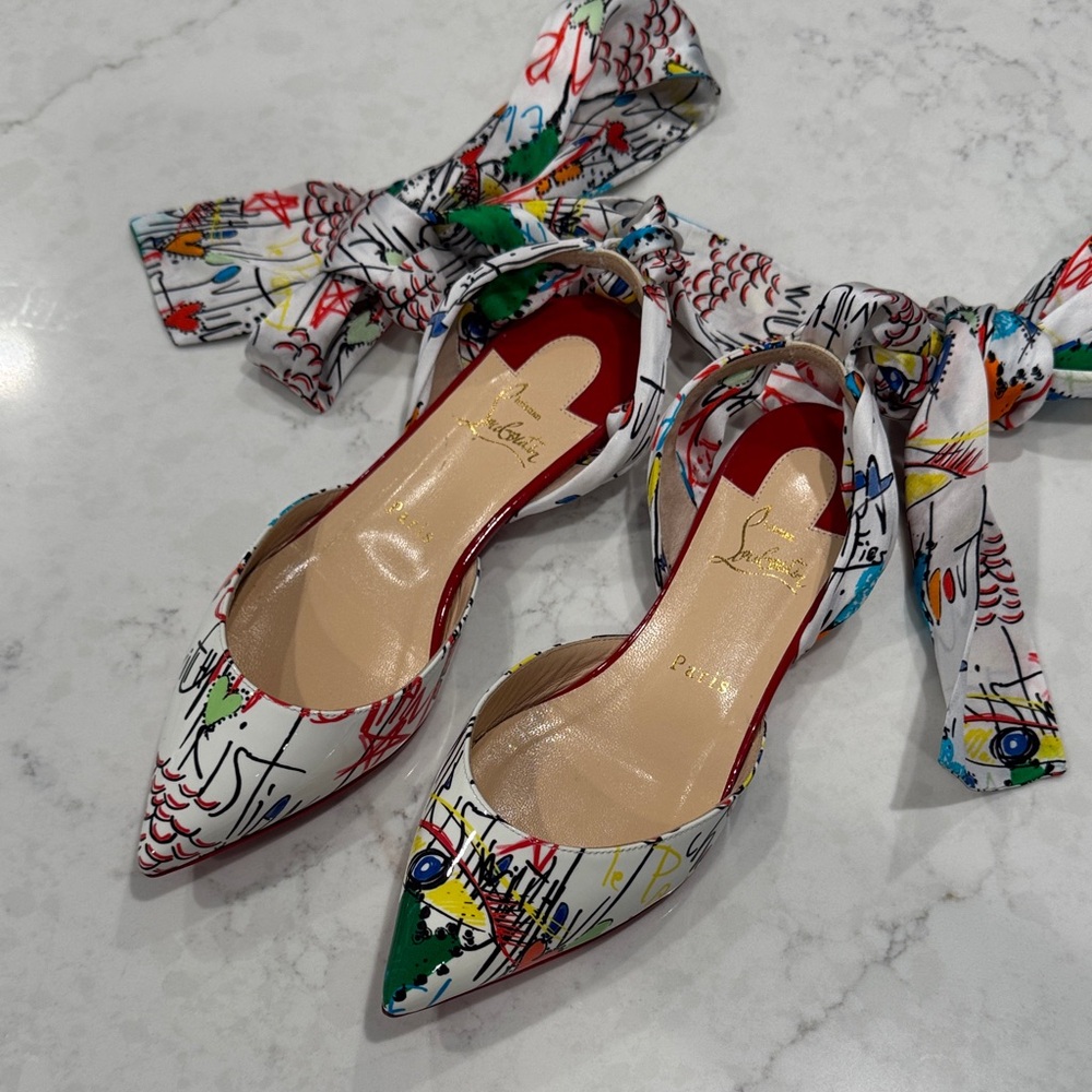 Christian Louboutin Artistic Multicolor Heels